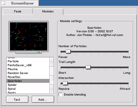 Screenshot of the Sparticles configuration stuff...